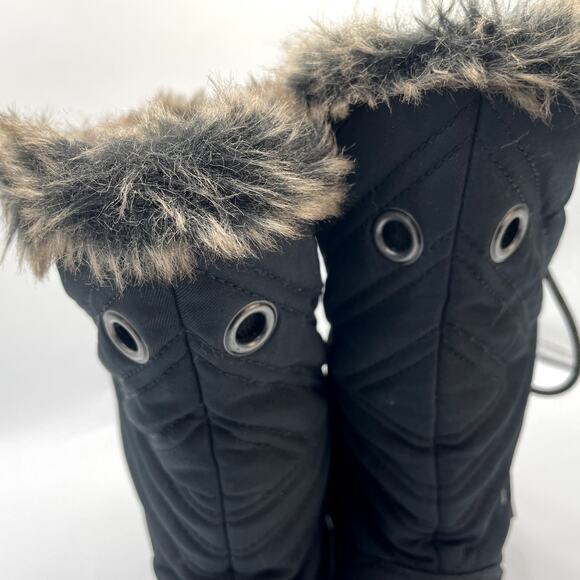 Columbia Women's Minx Mid III Black Boots Waterproof 7.5 38.5 Winter Snow - Picture 8 of 9